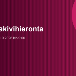 Kuumakivihieronta -koulutus (LIVE) — LIVE-tunti